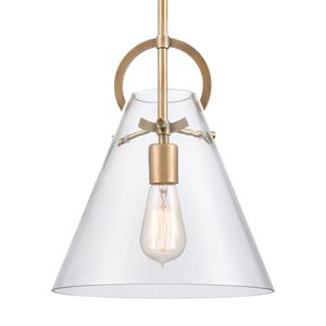 Gabby 11'' Wide 1-Light Mini Pendant - Brass 4