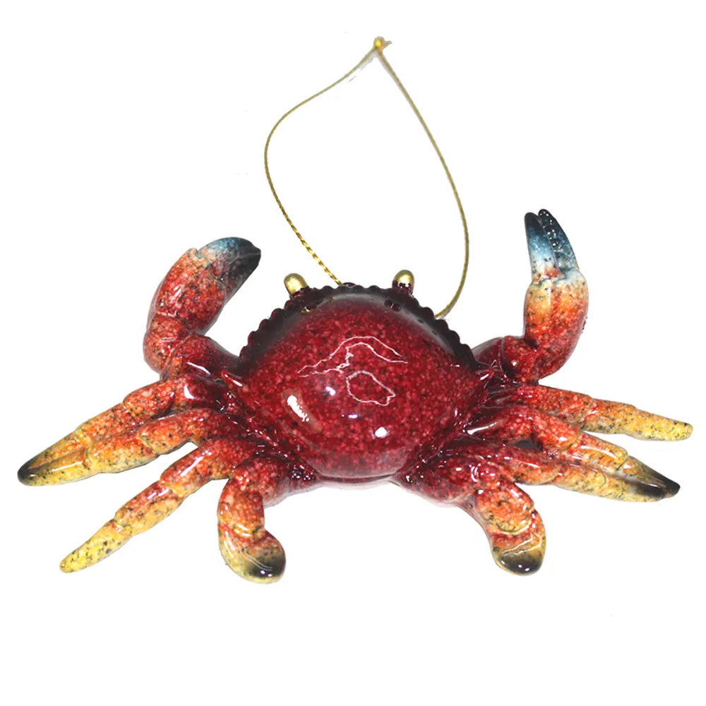 5-1/4" RED CRAB ORNAMENT