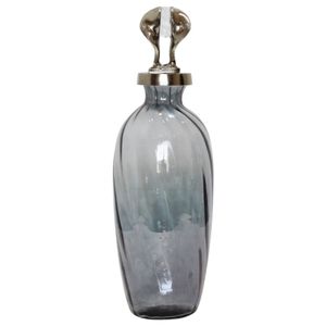 FORDHAMDALE GRAY GLASS VASE 16 (IN) 1