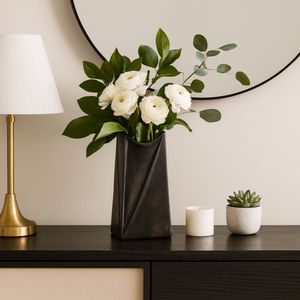 VERABROOK GRAY VASE 12 (IN) 2