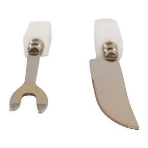 ELMCLIFF SET OF 2 WHITE SERVEWARE 1 (IN) 9