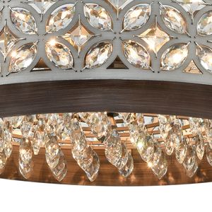 Rosslyn 22'' Wide 6-Light Chandelier - Weathered Zinc 4