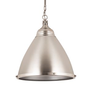 Katelyn 15'' Wide 1-Light Pendant - Brushed Steel 2