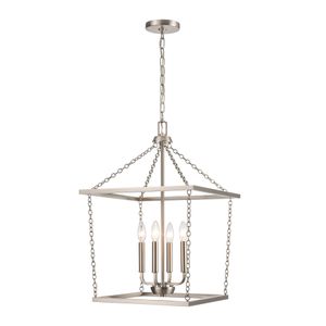 Emmett 17'' Wide 4-Light Pendant - Brushed Nickel 3