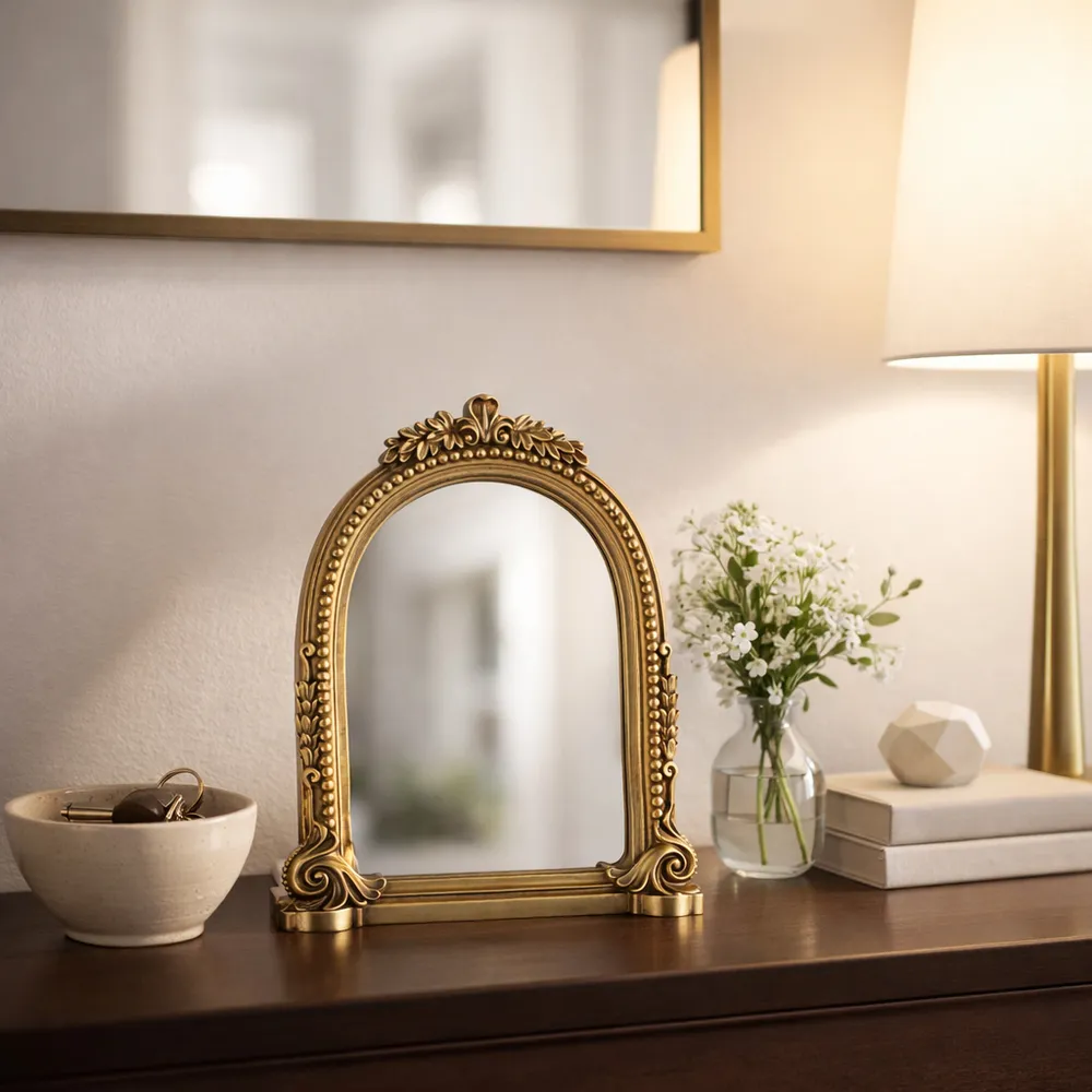 RUSHMOOR GOLD DECOR 9 (IN)