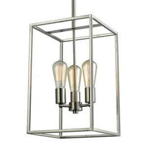 Williamsport 10'' Wide 3-Light Chandelier - Brushed Nickel 2