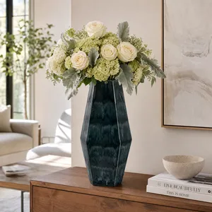 EASTONBURN GREEN VASE 21 (IN) 11