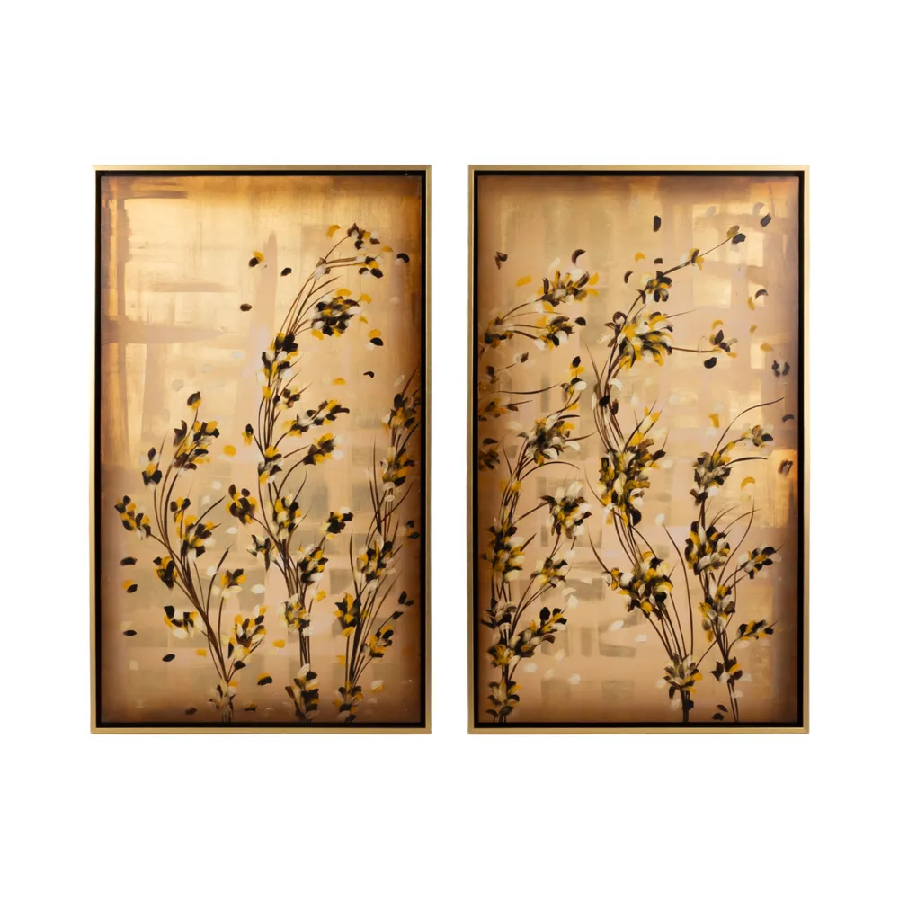 DUFFYVALE SET OF 2 GOLD ART 59 (IN)