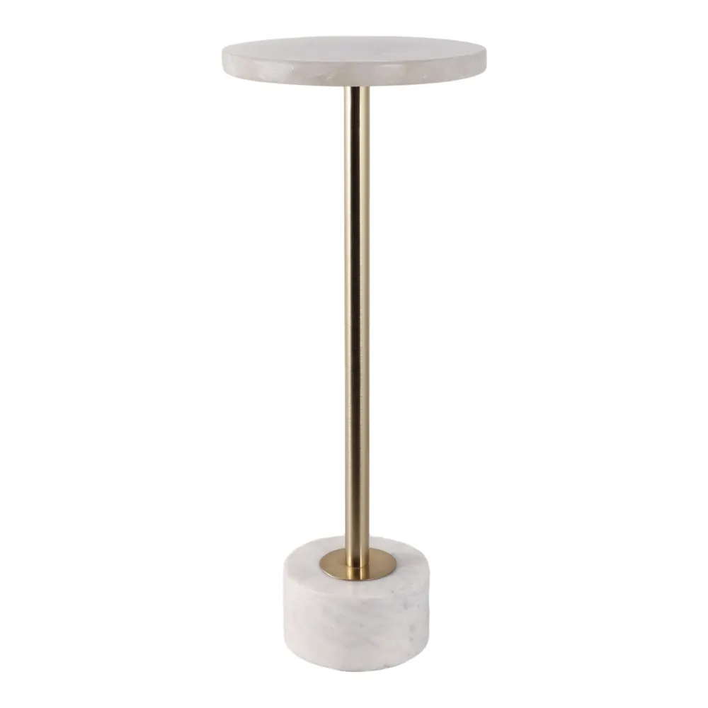 MERCERCLIFF WHITE TABLE 24 (IN)