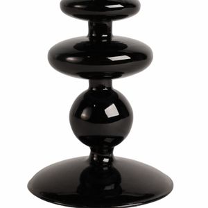 ELLENLAND BLACK CANDLE HOLDER 7 (IN) 5