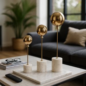 RAFESTONE SET OF 3 GOLD DECOR 18 (IN) 10