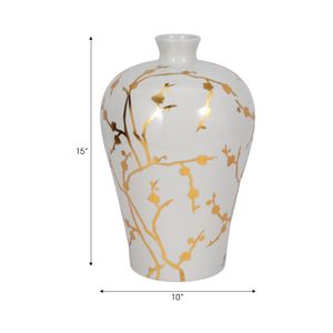 SAGESHAW WHITE CHINOISERIE 15 (IN) 8