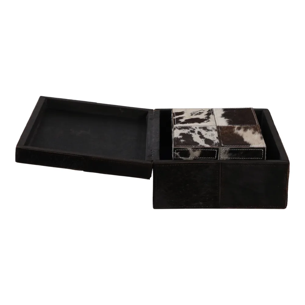 ESSEXLAND SET OF 2 IVORY BOXES 6 (IN)