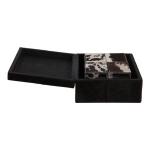 ESSEXLAND SET OF 2 IVORY BOXES 6 (IN) 4