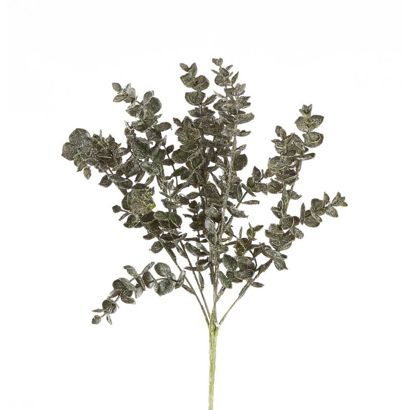 14" Frosted Eucalyptus Bush