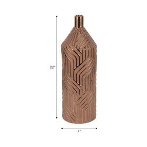 EATONPARK BROWN VASE 22 (IN) 8