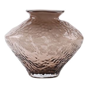HAROLDHAVEN BROWN GLASS VASE 10 (IN) 1