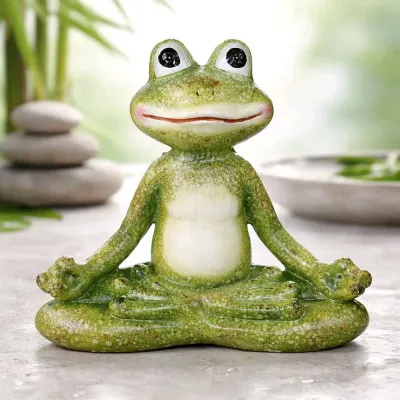 Yoga Frog 17.5x7.5x16in