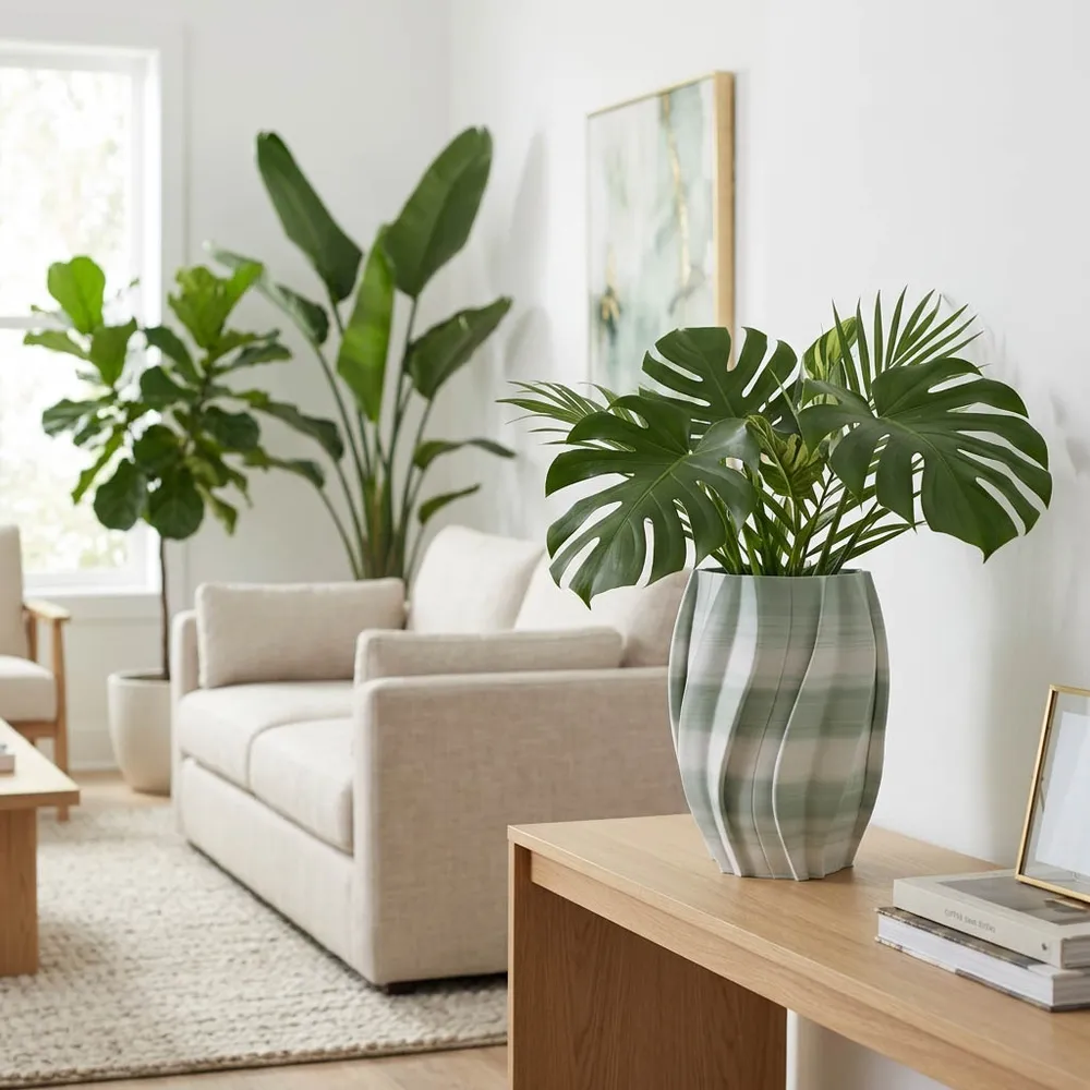 REESESHAW GREEN VASE 16 (IN)