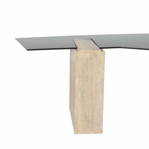 67" LAVANA TRAVERTINE COFFEE TABLE 7
