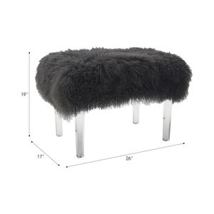 CHLOEMILL BLACK BENCH 19 (IN) 9