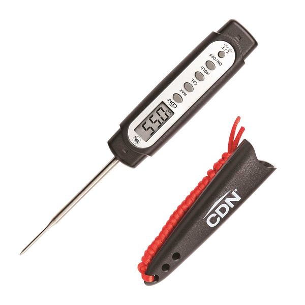 CDN Thermometer, Digital, Pocket ProAccurate, QuickRead, Black