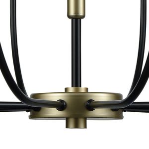 Transatlantique 34'' Wide 10-Light Chandelier - Black 2