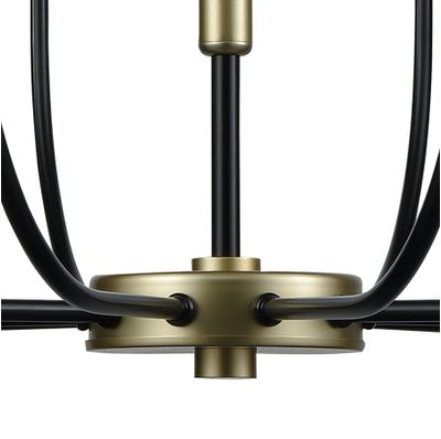 Transatlantique 34'' Wide 10-Light Chandelier - Black