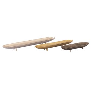 Bosco Tray - Set of 3 Nickel Brass and Bronze 5