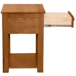 Heritage Oak One Drawer Nightstand 7