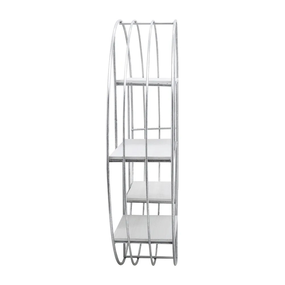 FINCHWAY SILVER WALL SHELF 32 (IN)