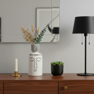 LOCHTON BLACK VASE 11 (IN) 2