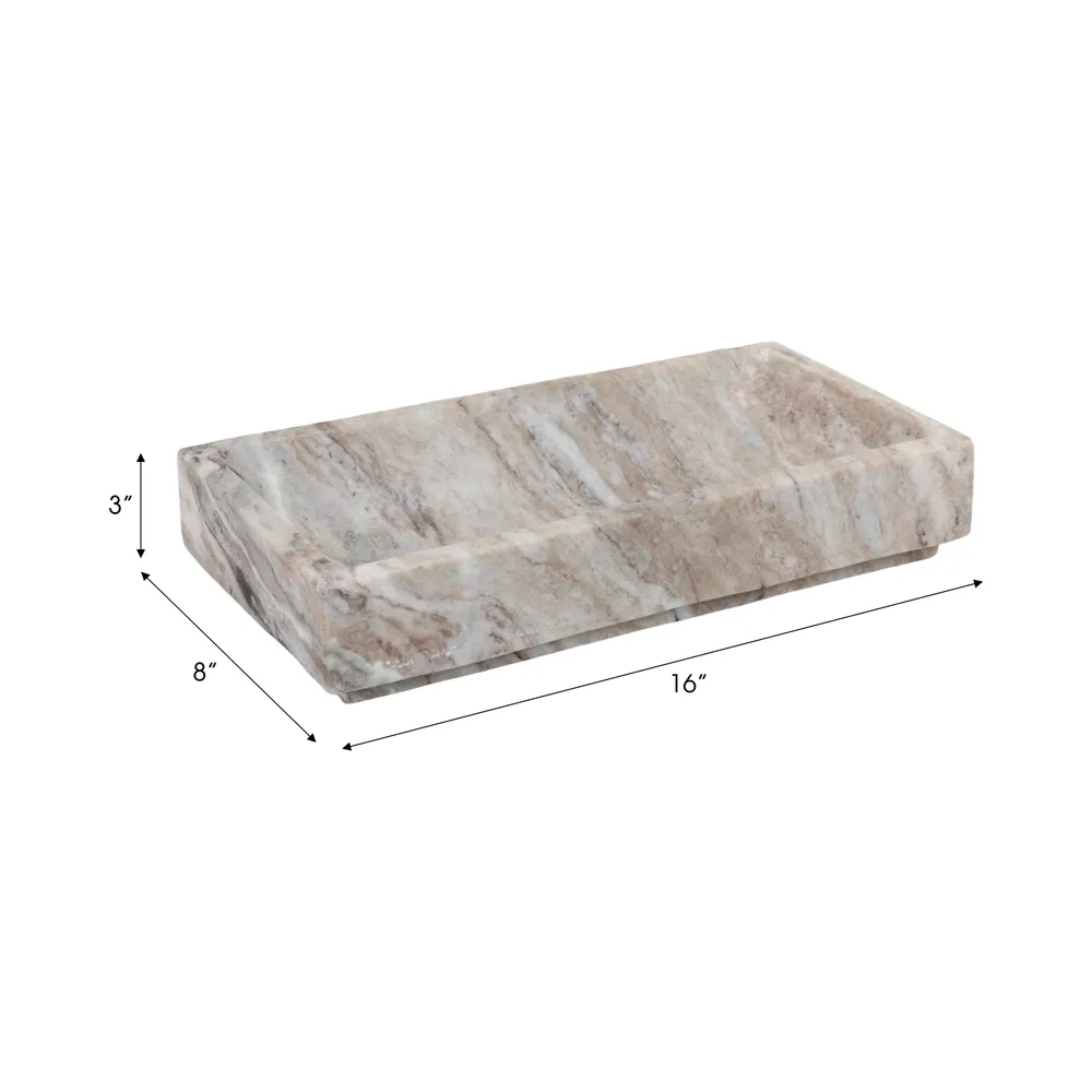 CANTONMILL BROWN TRAY 3 (IN)