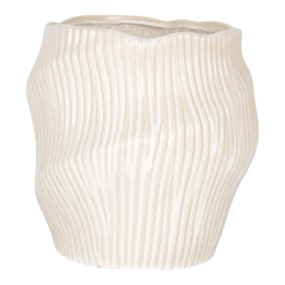 DORSEYSTONE CREAM VASE 11 (IN)