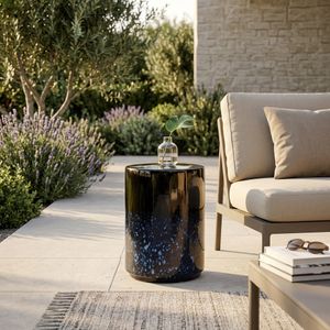 GREYSONRIDGE BLUE GARDEN STOOL 18 (IN) 10