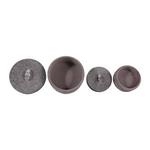 GERBERBEACH SET OF 2 GRAY BOXES 5 (IN) 8