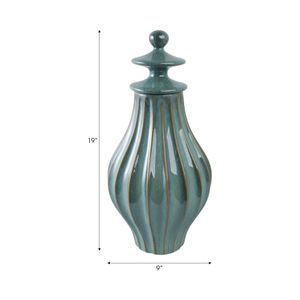 CALEWIND BLUE JAR 19 (IN) 9
