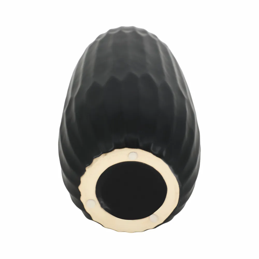 EVANDERGROVE BLACK VASE 16 (IN)