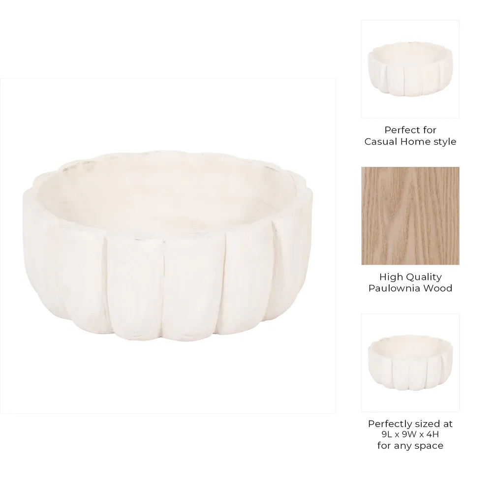 GRANTRIDGE WHITE BOWL 4 (IN)