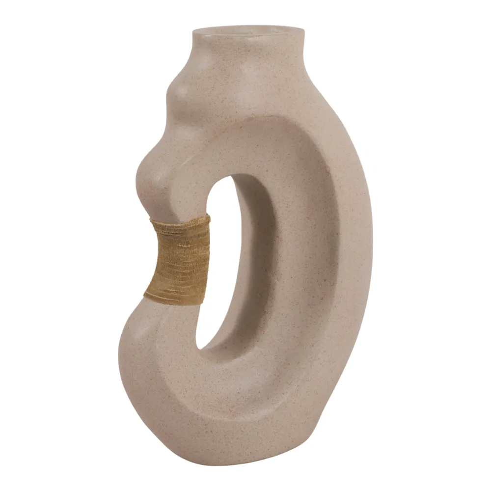 FINTONMOOR TAN VASE 13 (IN)