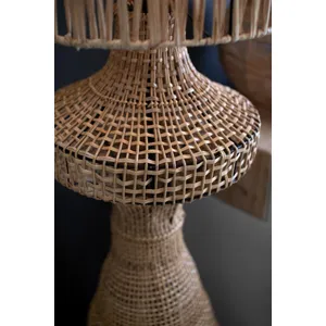 Rattan Floor Lamp with Shade 3