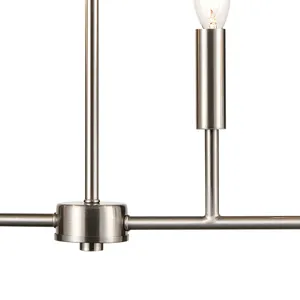 Park Slope 25'' Wide 4-Light Chandelier - Brushed Nickel 3
