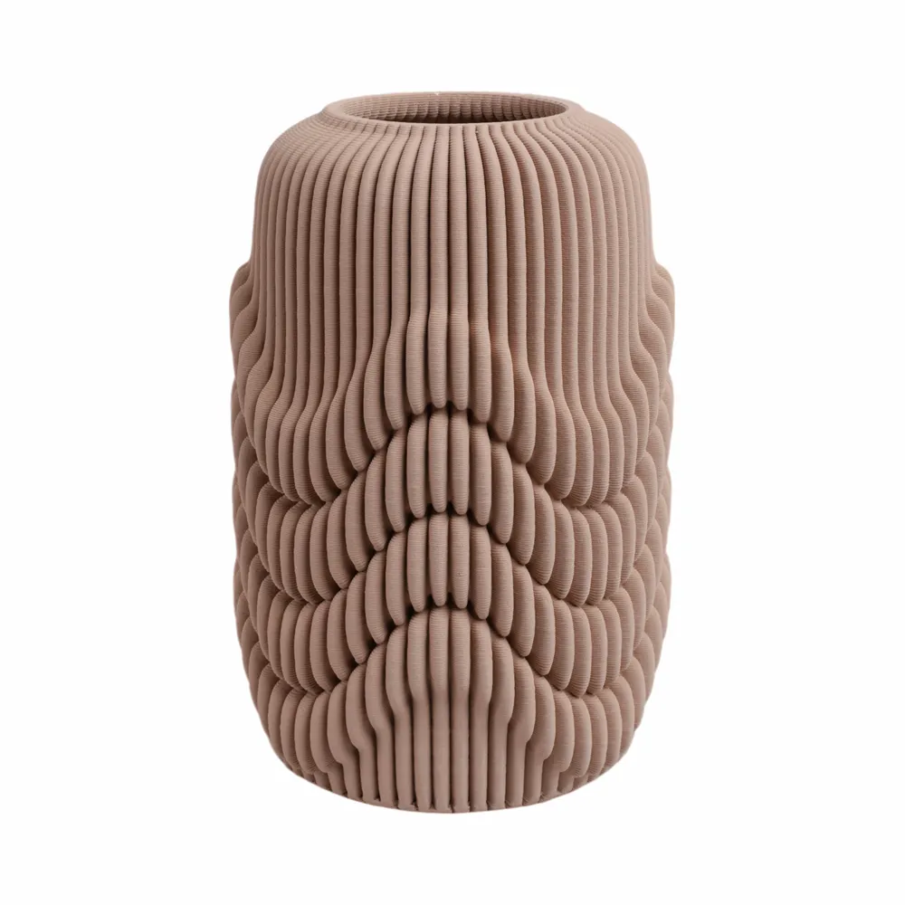 ARLENPORT TAN VASE 12 (IN)
