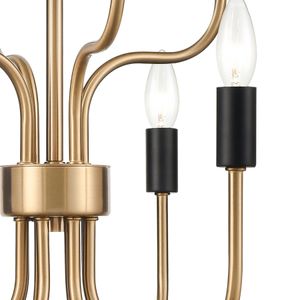Epping Avenue 24'' Wide 12-Light Chandelier - Aged Brass 3