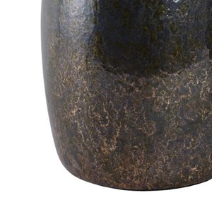 FARLEYDALE BLACK GLASS VASE 20 (IN) 6
