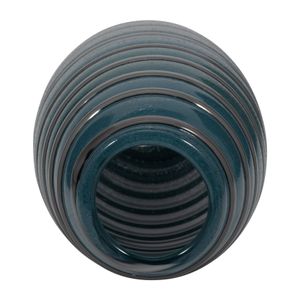 DENVERRIDGE BLUE GLASS VASE 15 (IN) 7