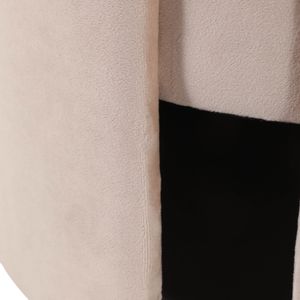 HADLEYTON IVORY OTTOMAN 18 (IN) 7