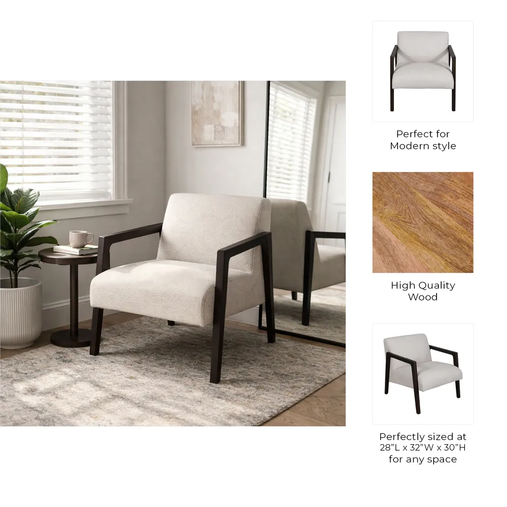 DERMOTWAY WHITE CHAIR 30 (IN)