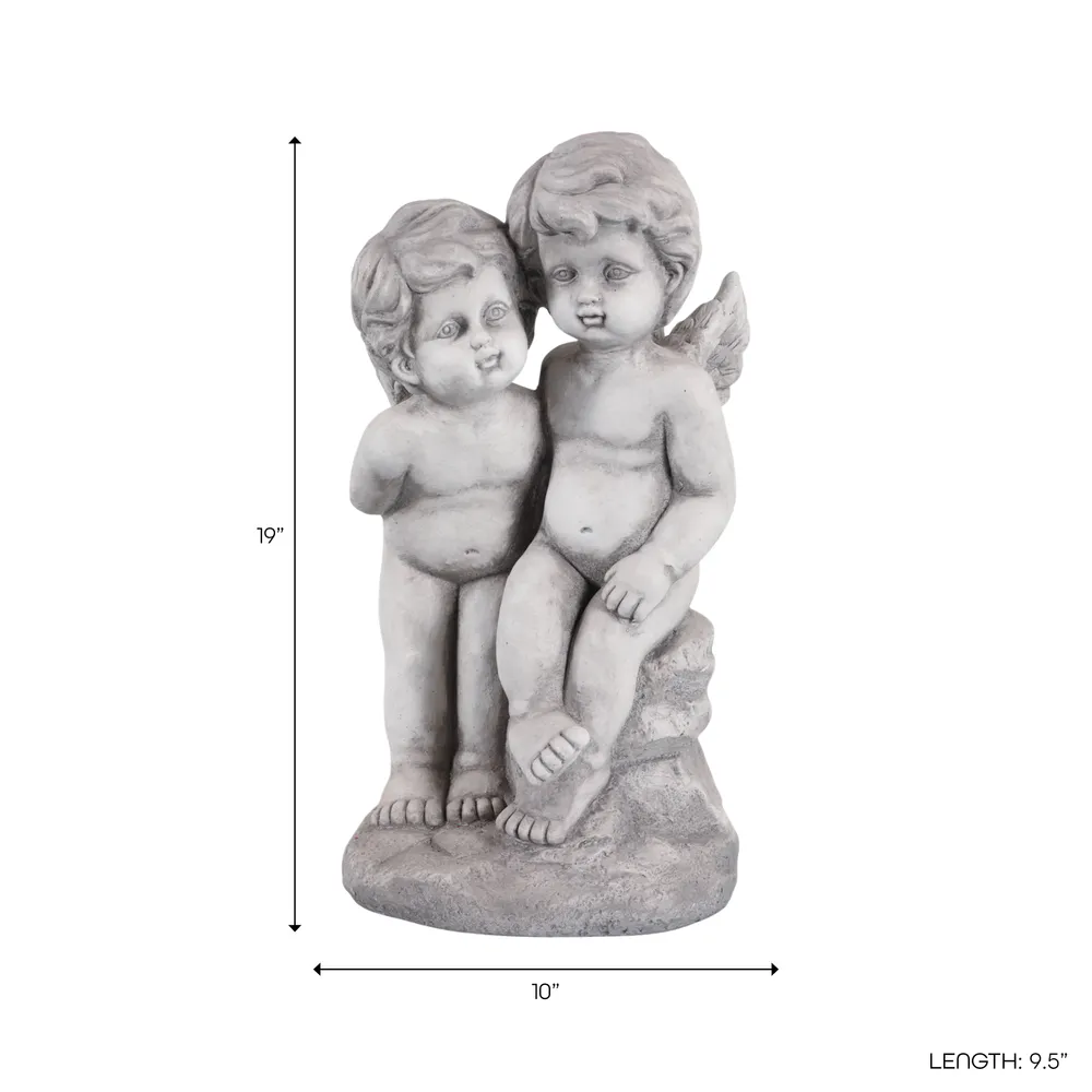 CHATHAMHOLM GRAY GARDEN STATUARY 19 (IN)