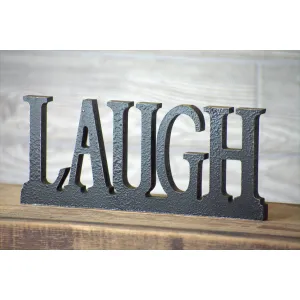 Bumpy Words LAUGH 3-black 4.5in 1
